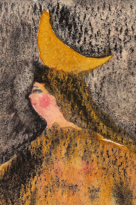 Celebrate Halloween with with one of Idania Salcido colorful watercolor original art mini-paintings. Fits on an standard 4x6 frame, made by Danita Art.