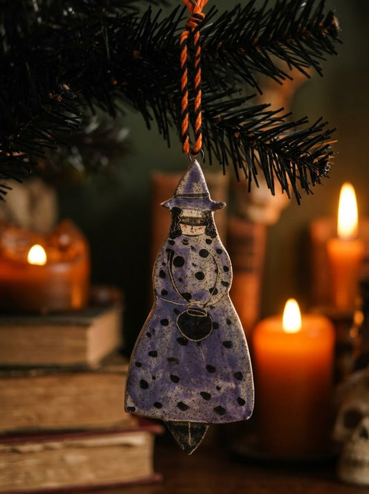 HALLOWEEN ORNAMENT #103 - ELMSHADOW - Danita Art