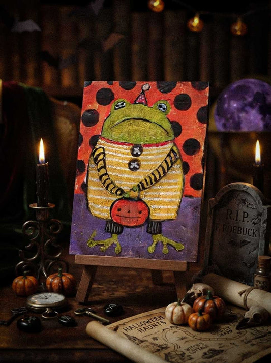 HALLOWEEN TOAD - Danita Art