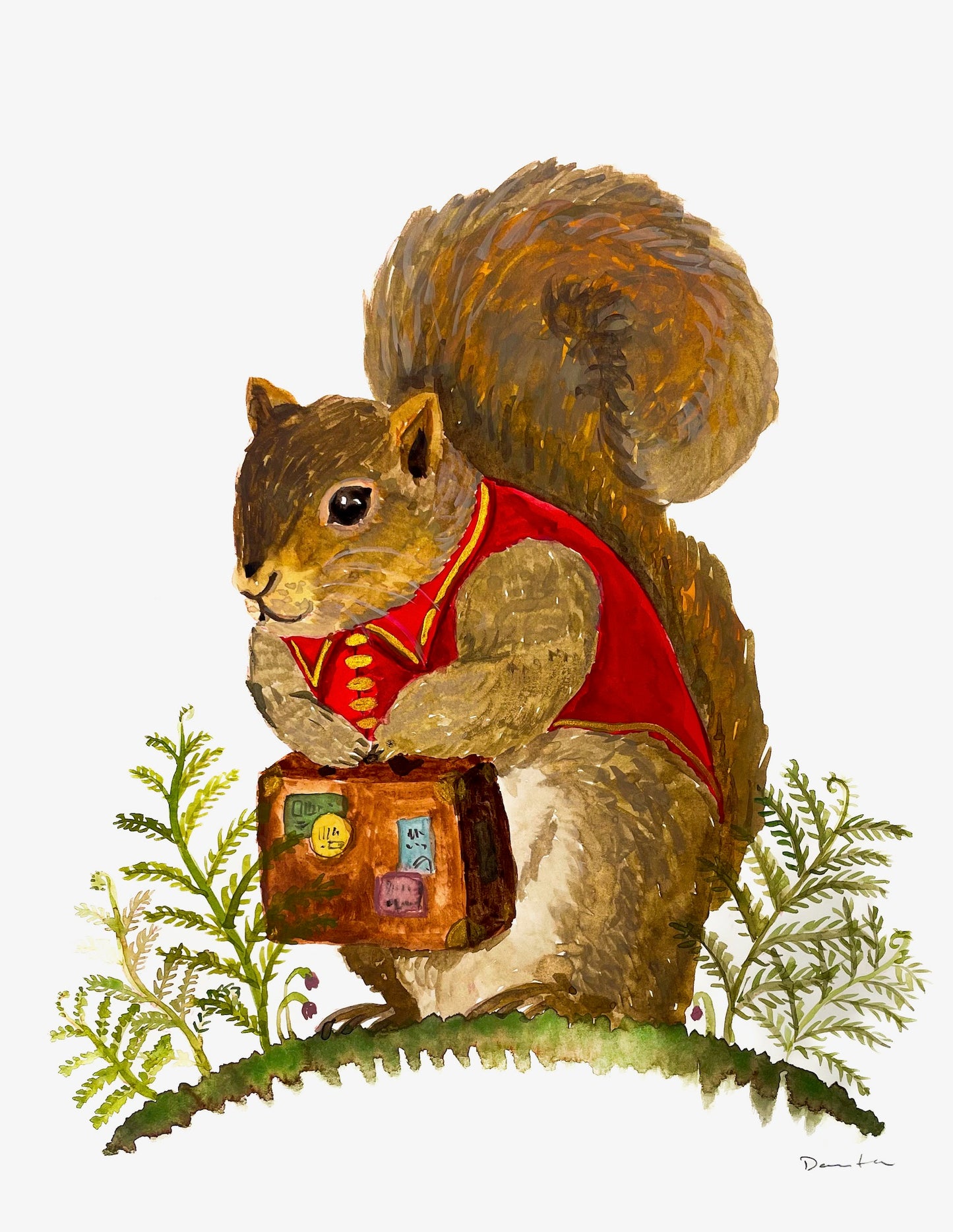 THE TRAVELING SQUIRREL - Danita Art
