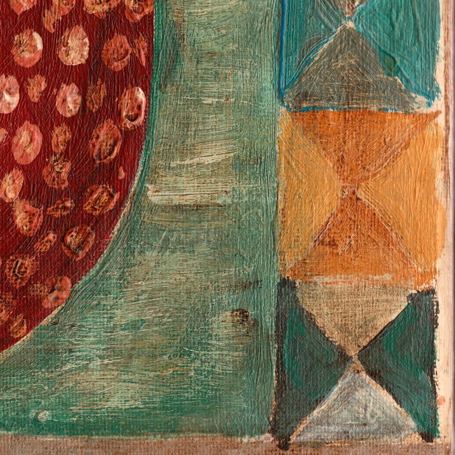 “Queen Of Tides” by Idania Salcido, 9x12” acrylic on canvas—folk-art beauty with ocean charm, perfect for collectors of whimsical, original art.