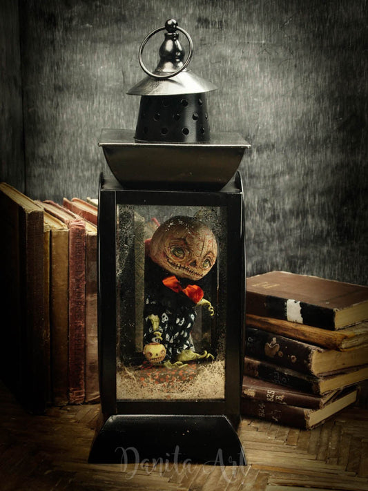 Sam, the prince of Halloween, Art Doll by Danita Art