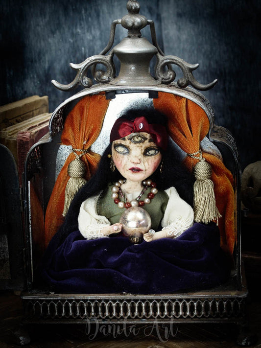 Madame Fortune, Art Doll by Danita Art