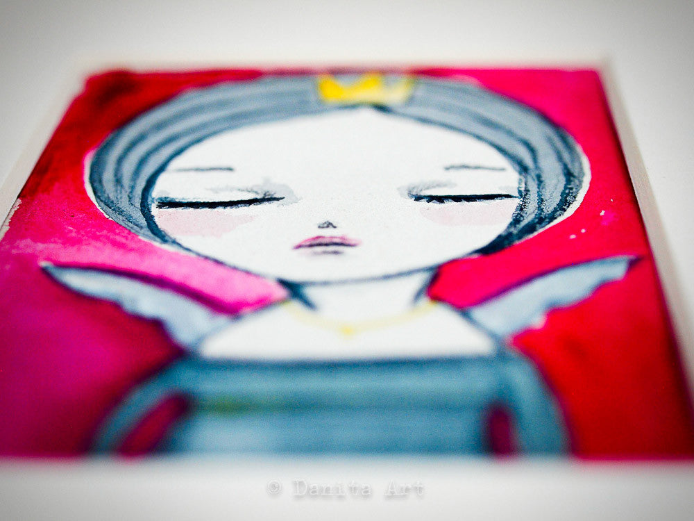 Sleeping Fairy, Original Art by Danita Art