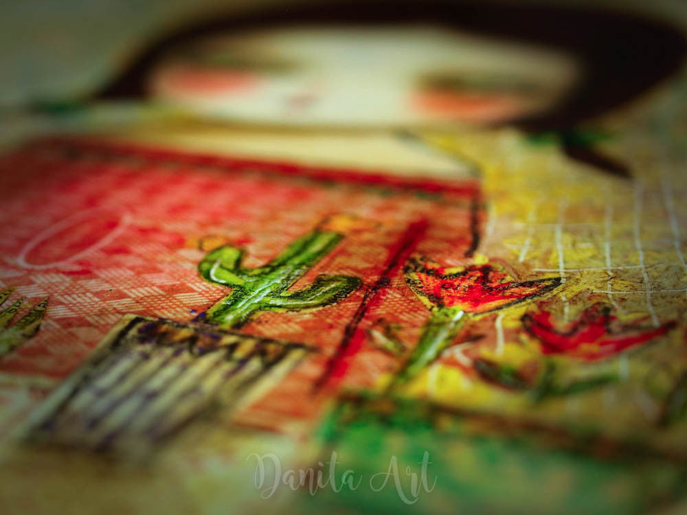 In the garden, Original Art by Danita Art