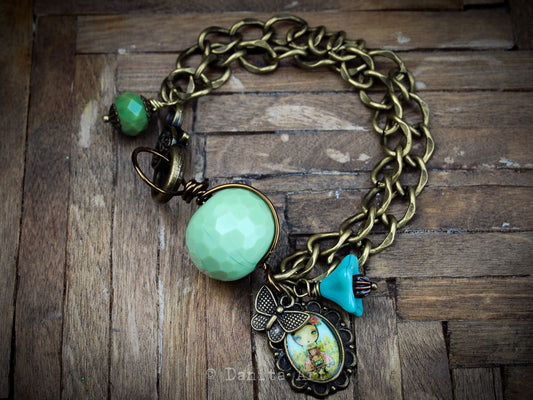 Sweet peas, Jewelry by Danita Art