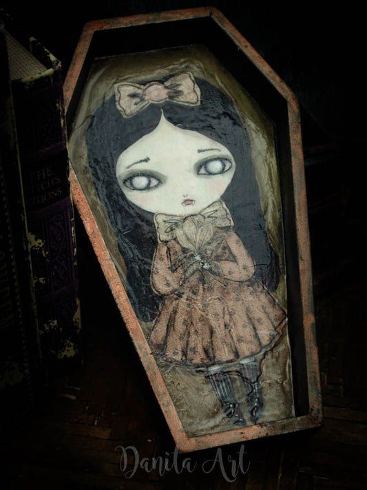 Layla, the vampire, Original Art by Danita Art