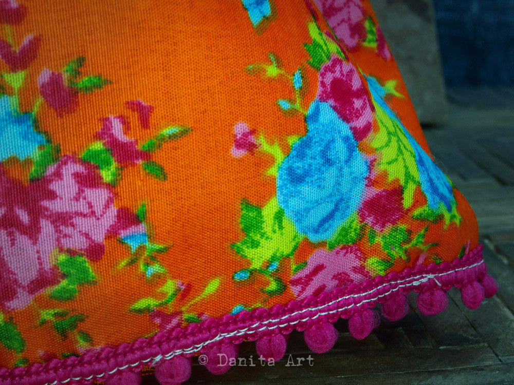 Frida in orange, Art Doll by Danita Art