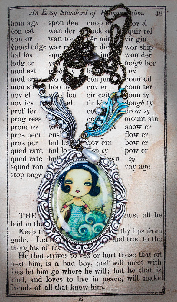 Knitter of the sea, Jewelry by Danita Art