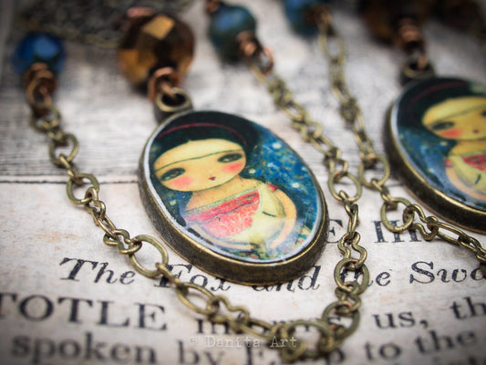 Lullaby for the moon, Jewelry by Danita Art