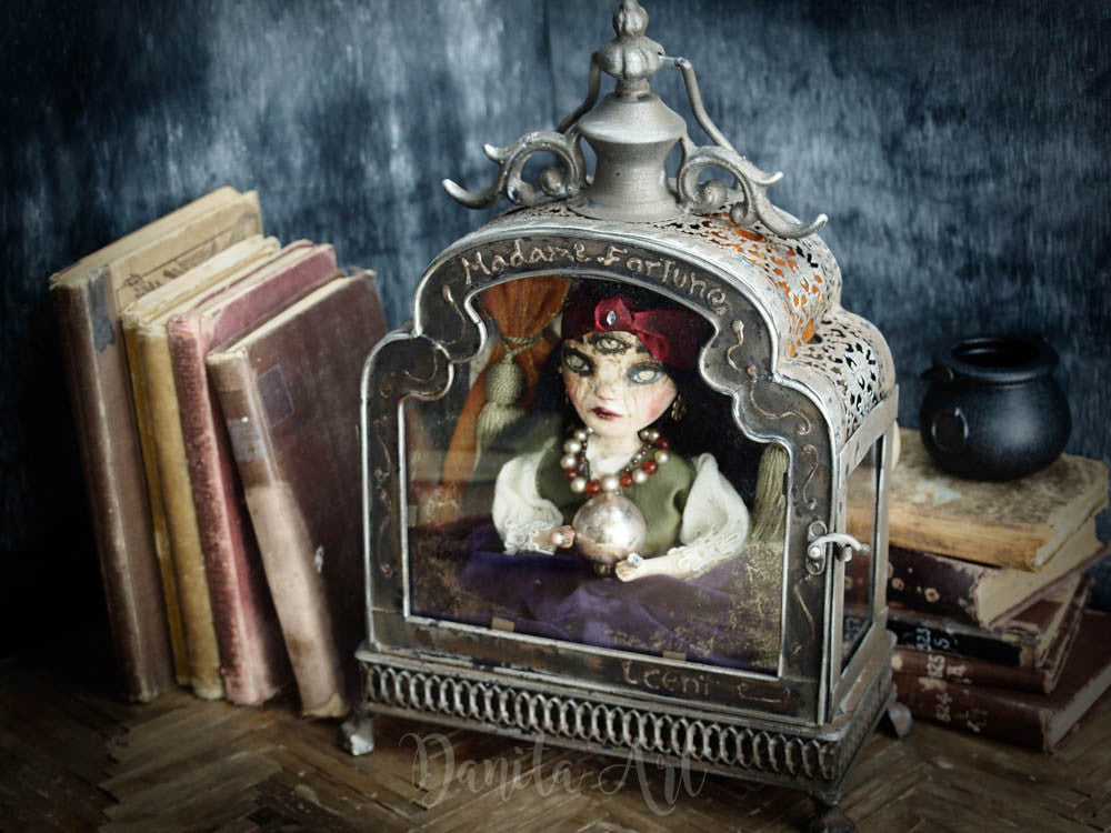 Madame Fortune, Art Doll by Danita Art