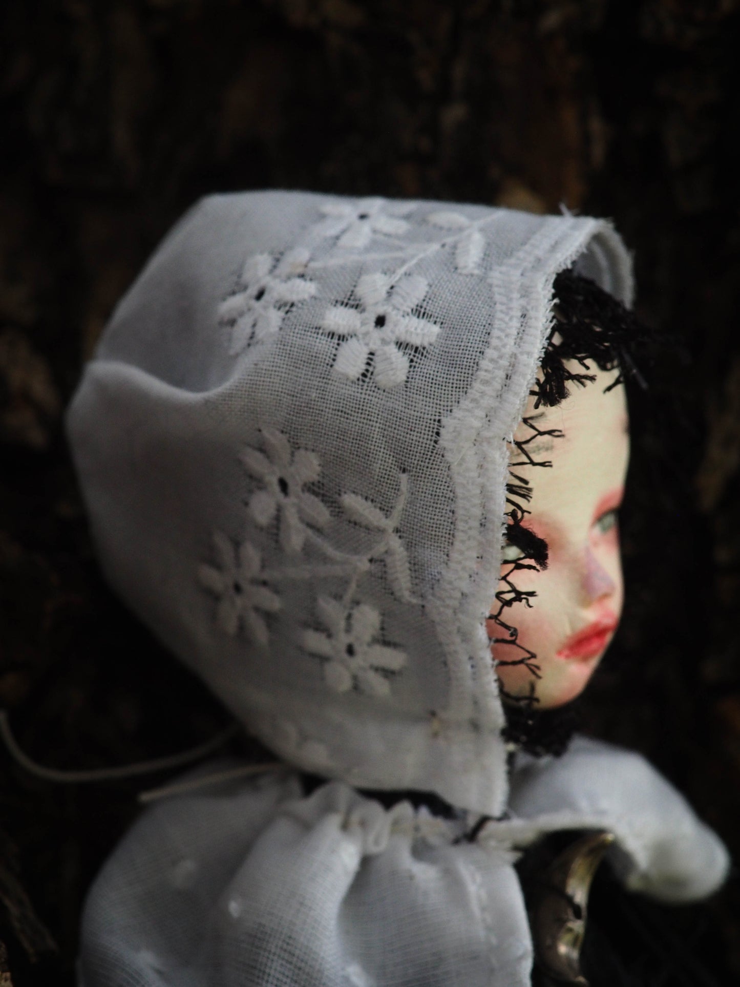 THE WITCH OF SALEM - An original handmade Halloween original art doll by Danita Art