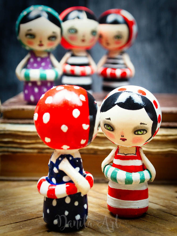 Abby, Miniature Dolls by Danita Art