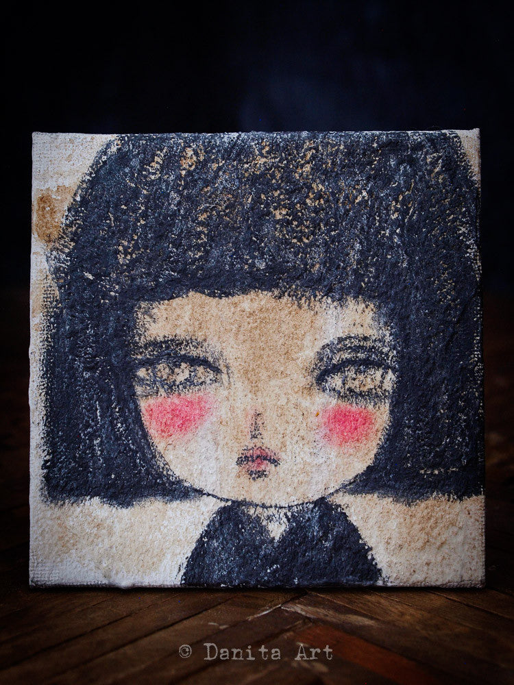 Emotions: Thoughtfulness, Original Art by Danita Art