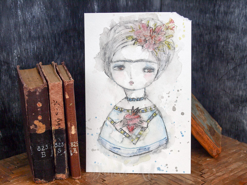 I Dream of Frida, Original Art by Danita Art