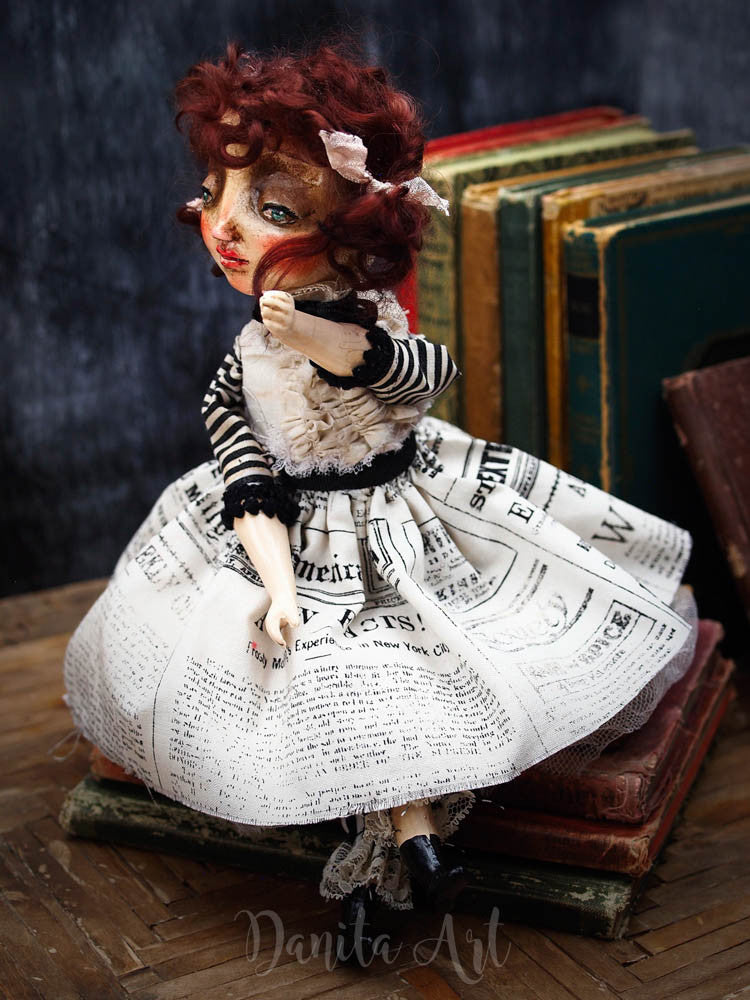 Maggie, Art Doll by Danita Art