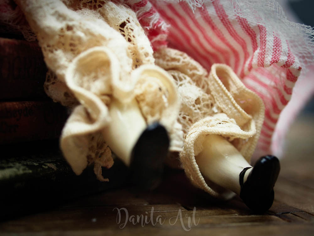 Little red riding hood, Art Doll by Danita Art