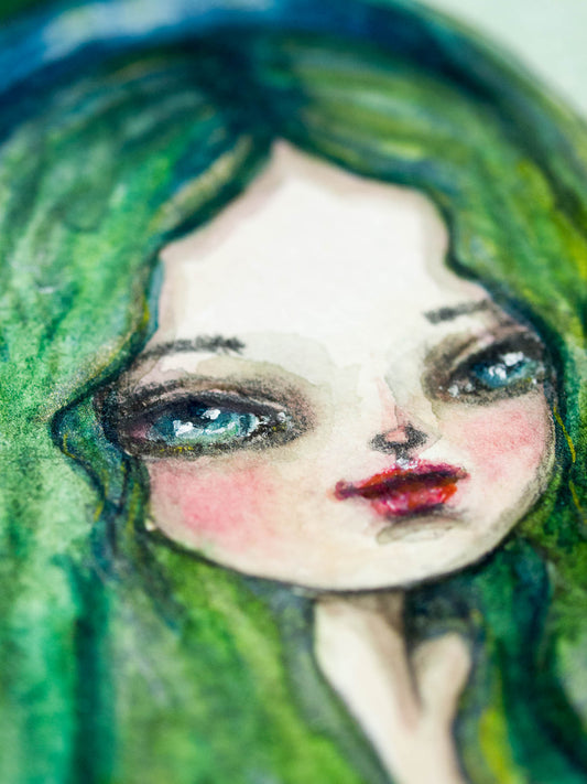 ESMERALDA, Original Art by Danita Art