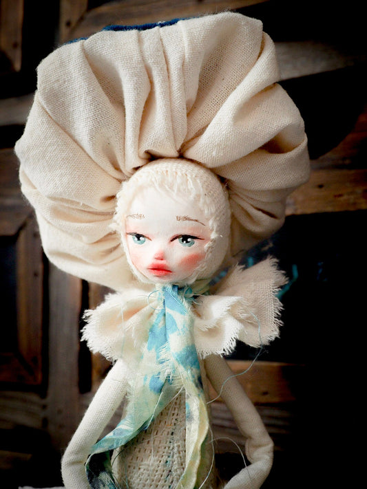 MUSHROOM SPECIMEN N. 11, Art Doll by Danita Art