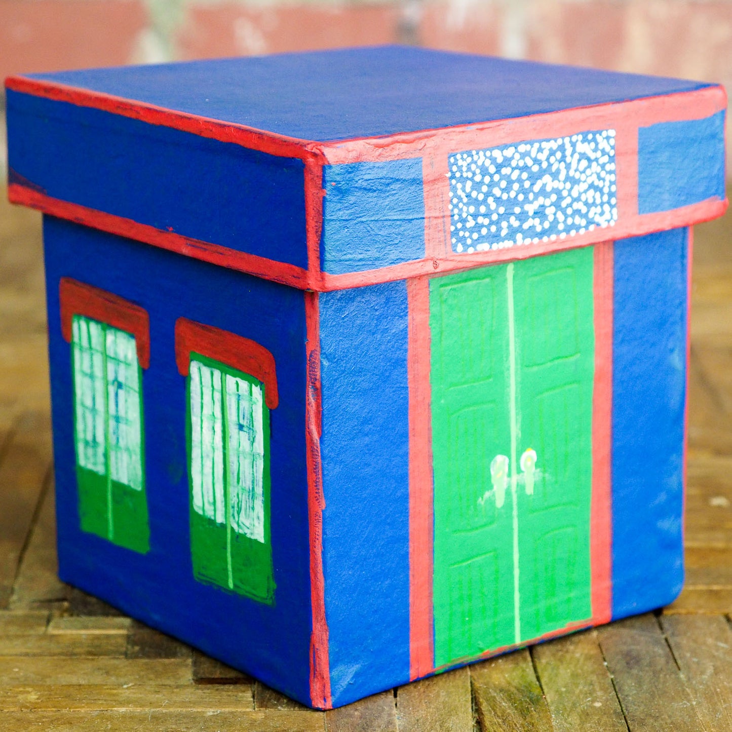 Frida y Diego - Wood Kokeshi art dolls by Danita, Miniature Dolls by Danita Art