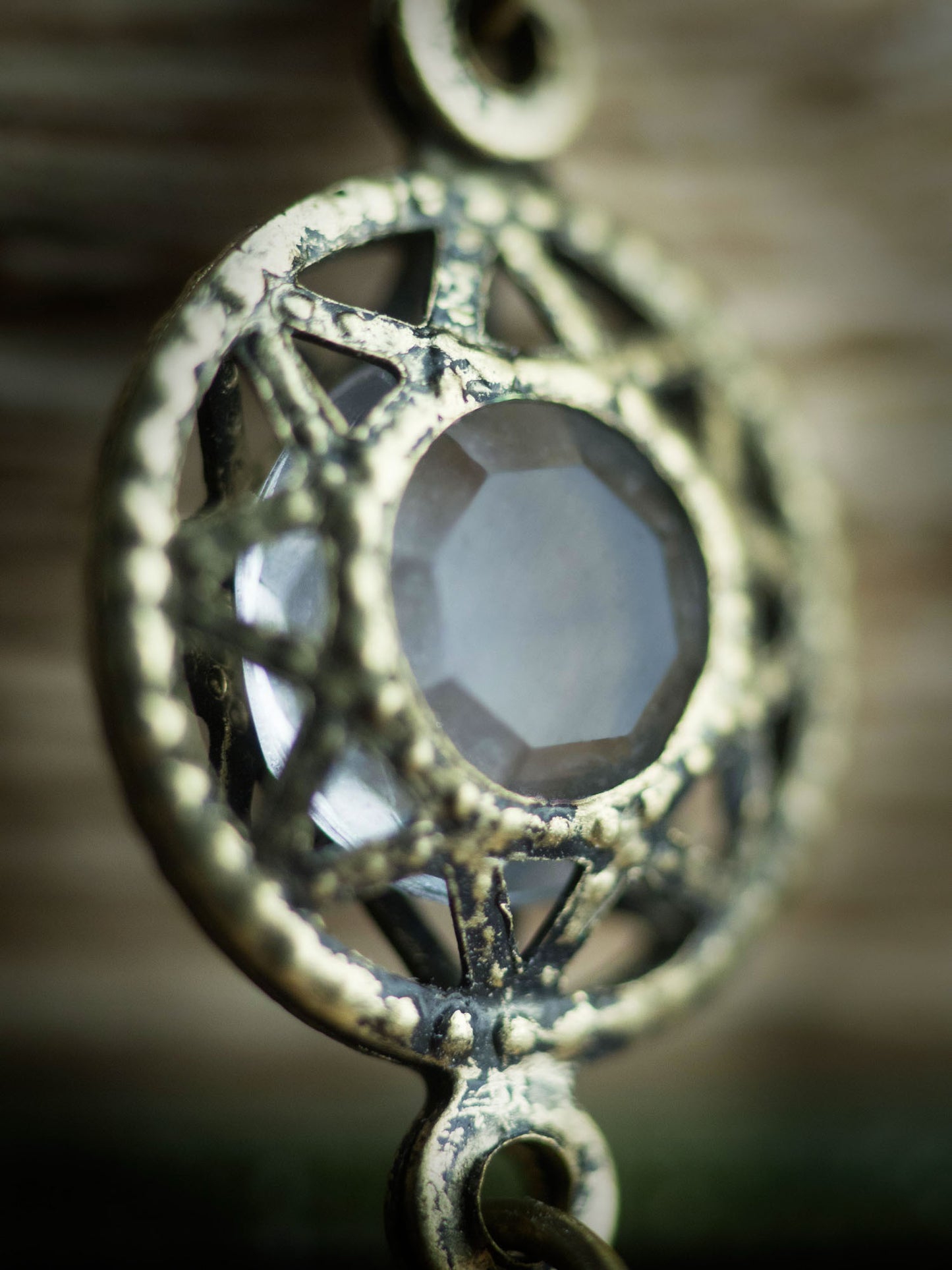 A beautiful vintage look compliments the handmade jewelry earrings made by Danita Art