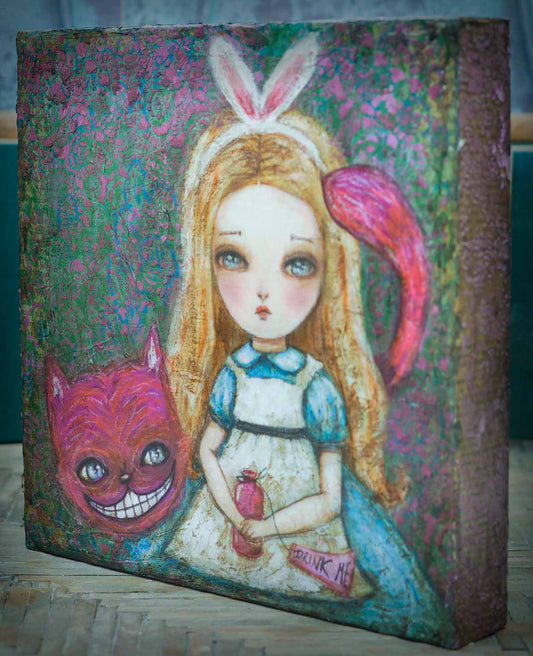 DRINK ME, Original Art by Danita Art