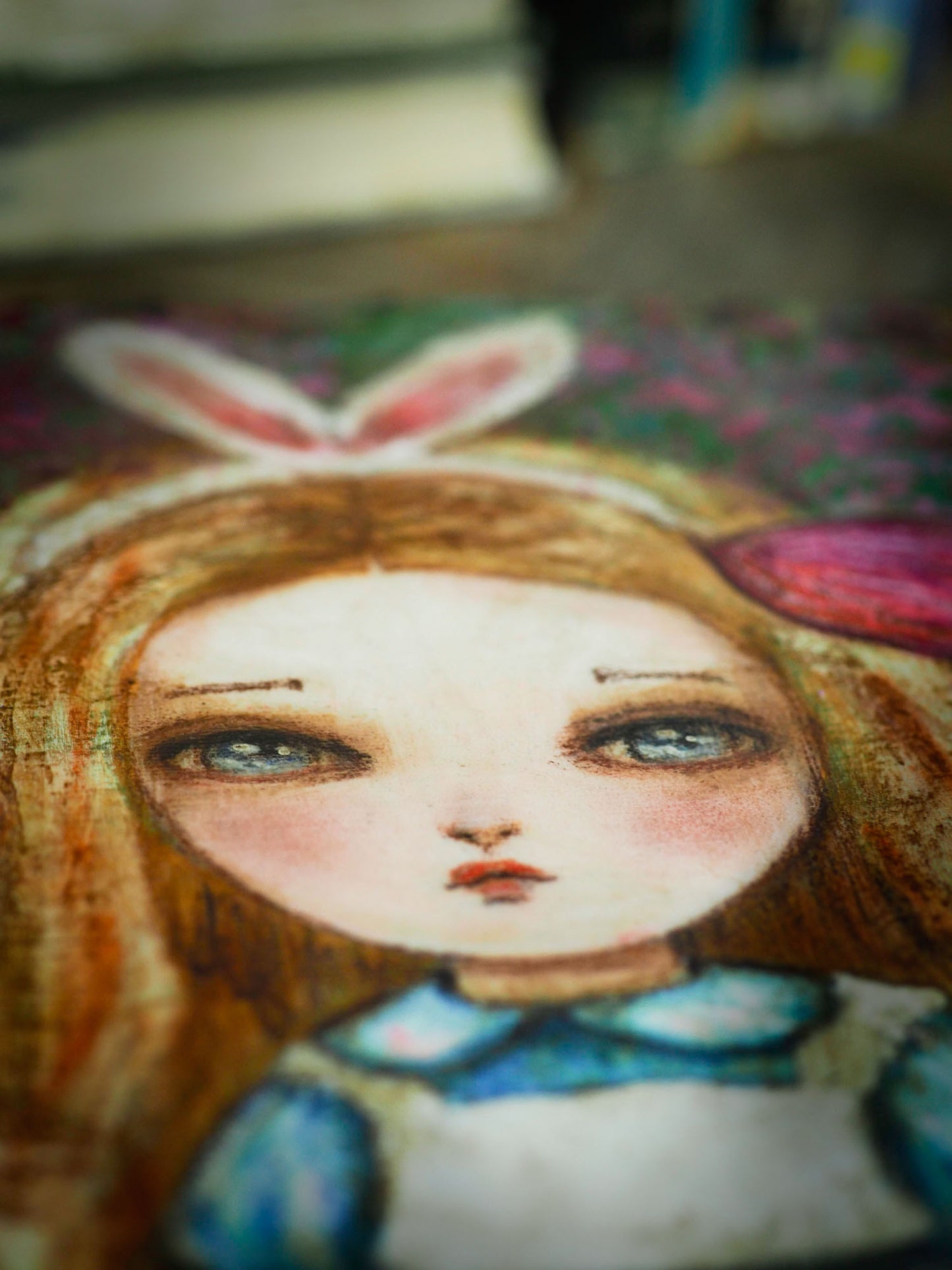 DRINK ME, Original Art by Danita Art