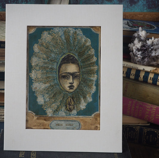 Frida Tehuana, Original Art by Danita Art