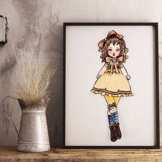 BELLE, Art Doll by Danita Art