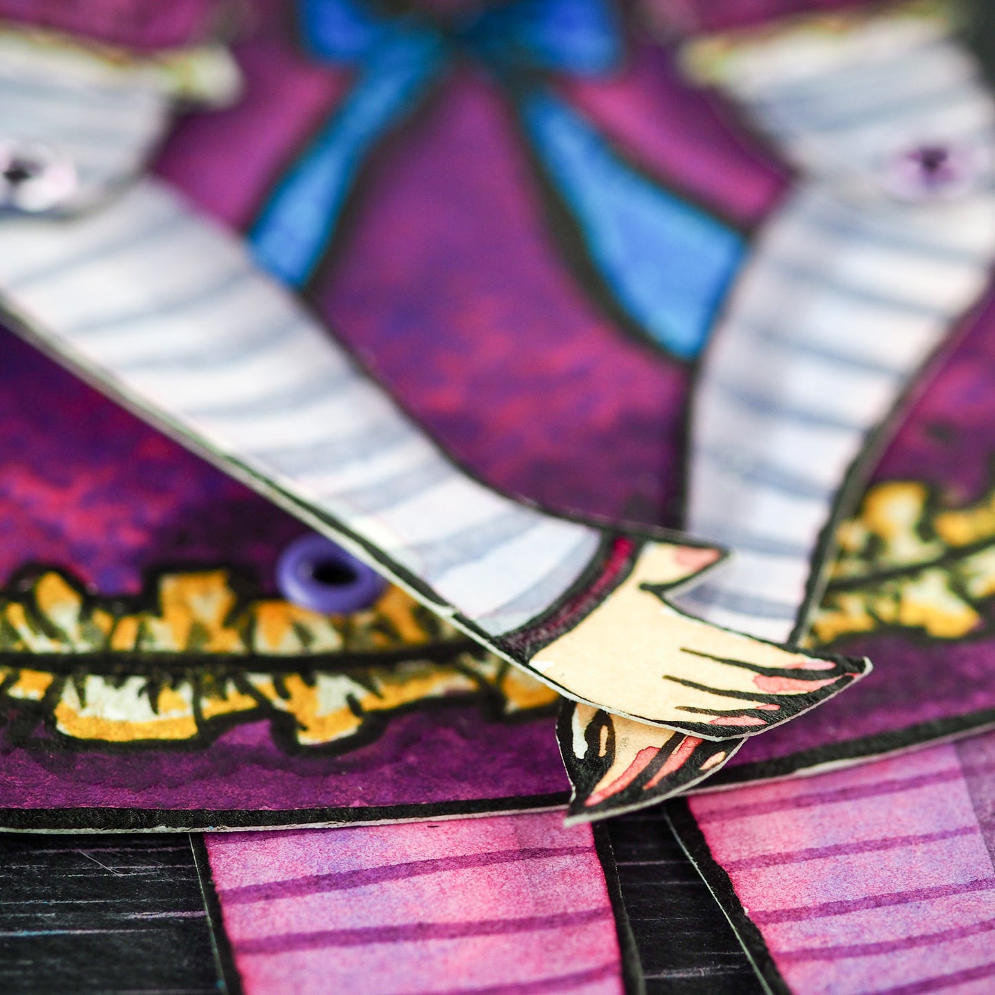 VIOLET, Art Doll by Danita Art