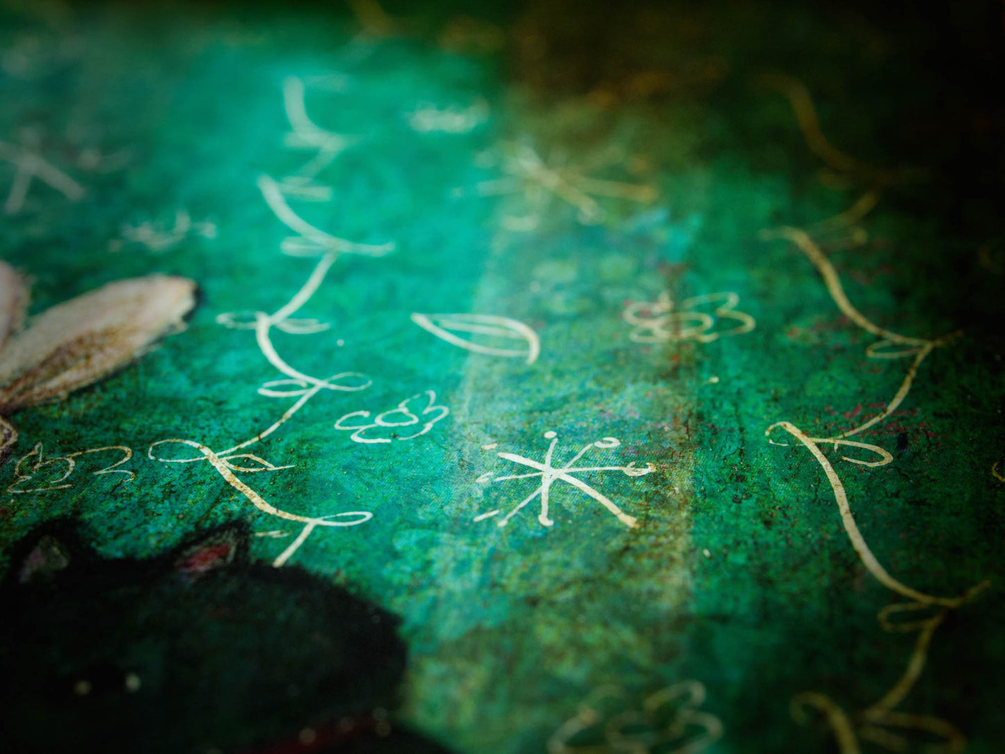 Danita imagined Alice and her toys and her room, where the wonderland story begins in the imagination of a beautiful girl. This is how a lot of my stories and paintings begin, even today.