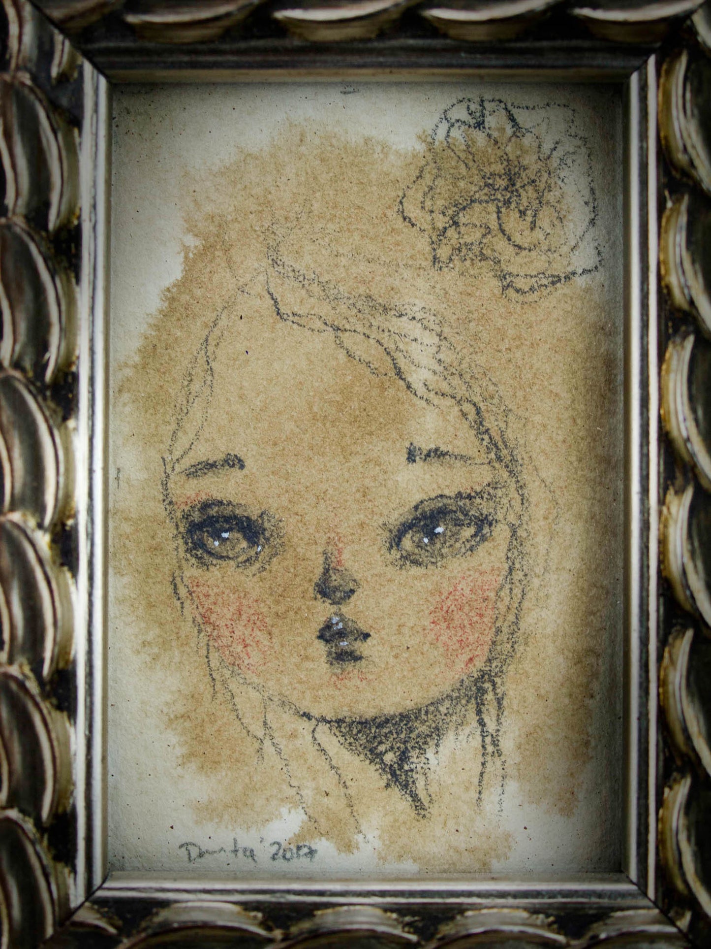 Claire, Original Art by Danita Art