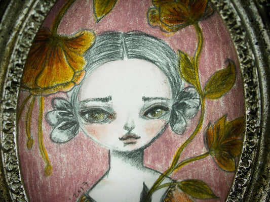 Flowers from the heart, Original Art by Danita Art