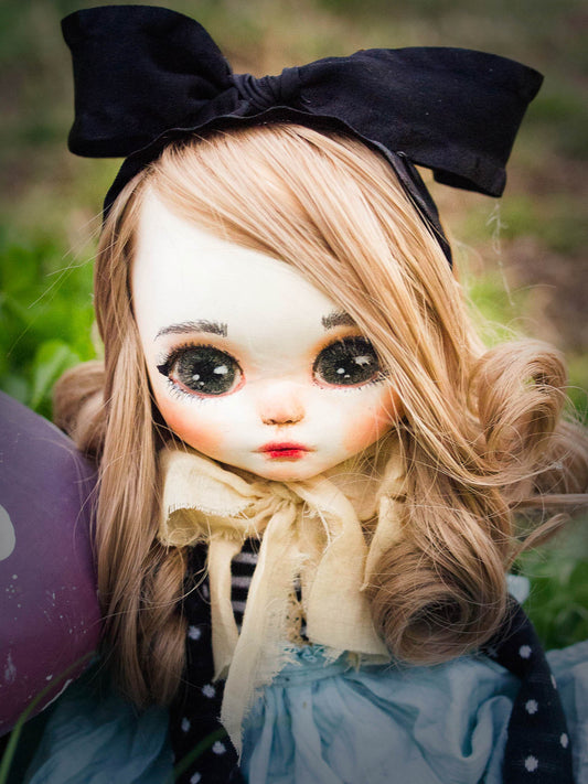 Drink me: Alice in Wonderland, Art Doll by Danita Art