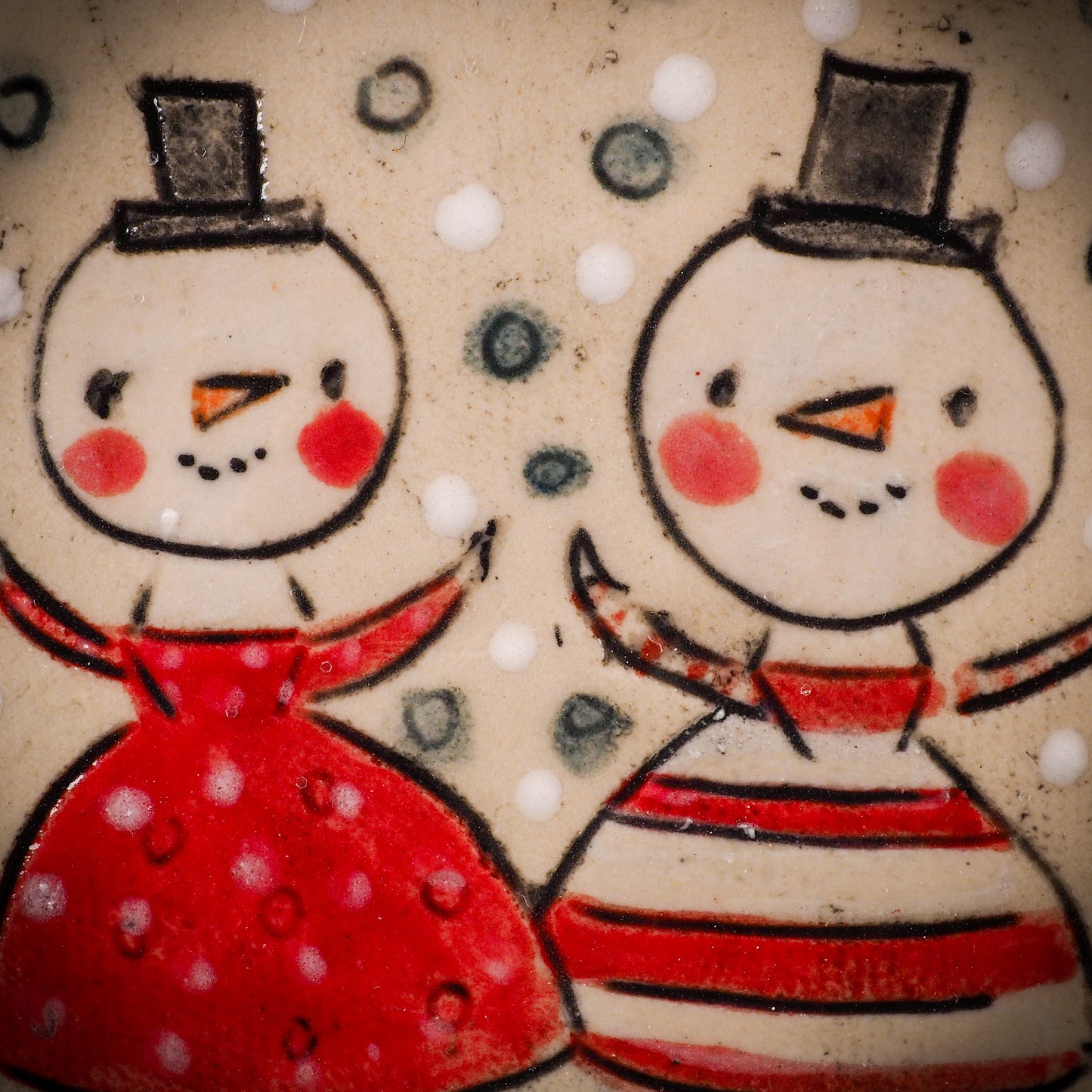 ROUND HOLIDAY ORNAMENT #14