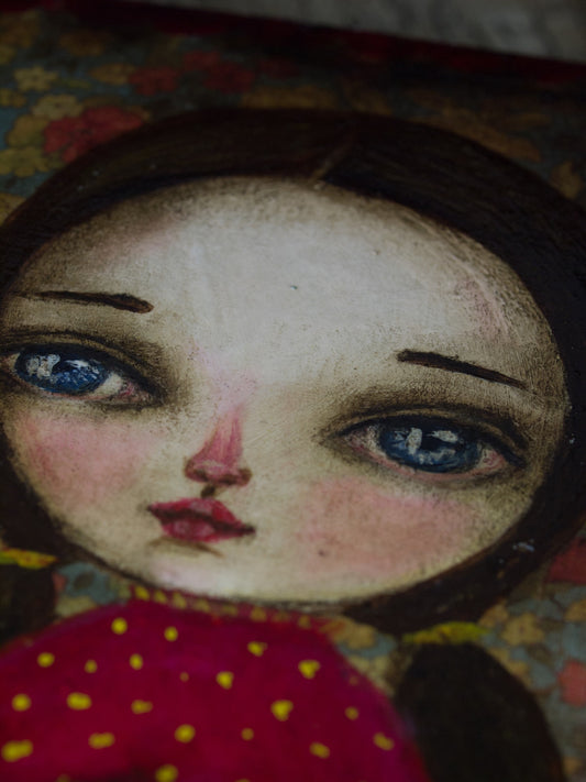 Making friends is hard, Original Art by Danita Art