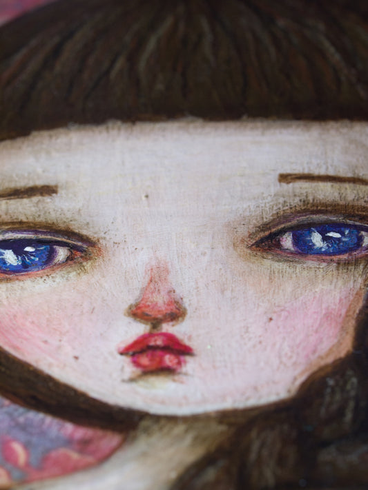 I will braid my sadness, Original Art by Danita Art