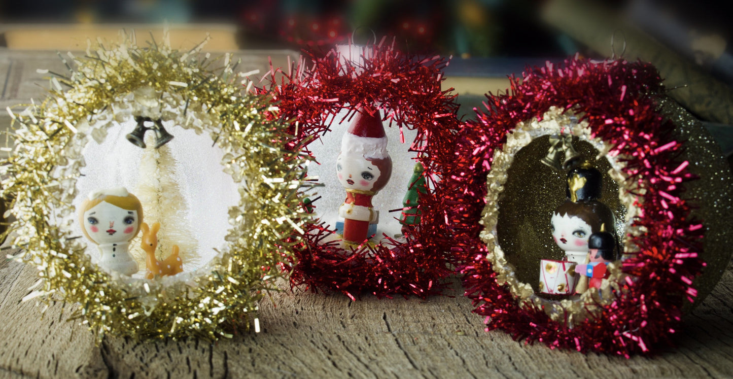 Frosty the snowman, Miniature Dolls by Danita Art