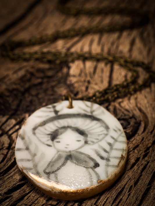 MOSSLOCKS - CERAMIC PENDANT