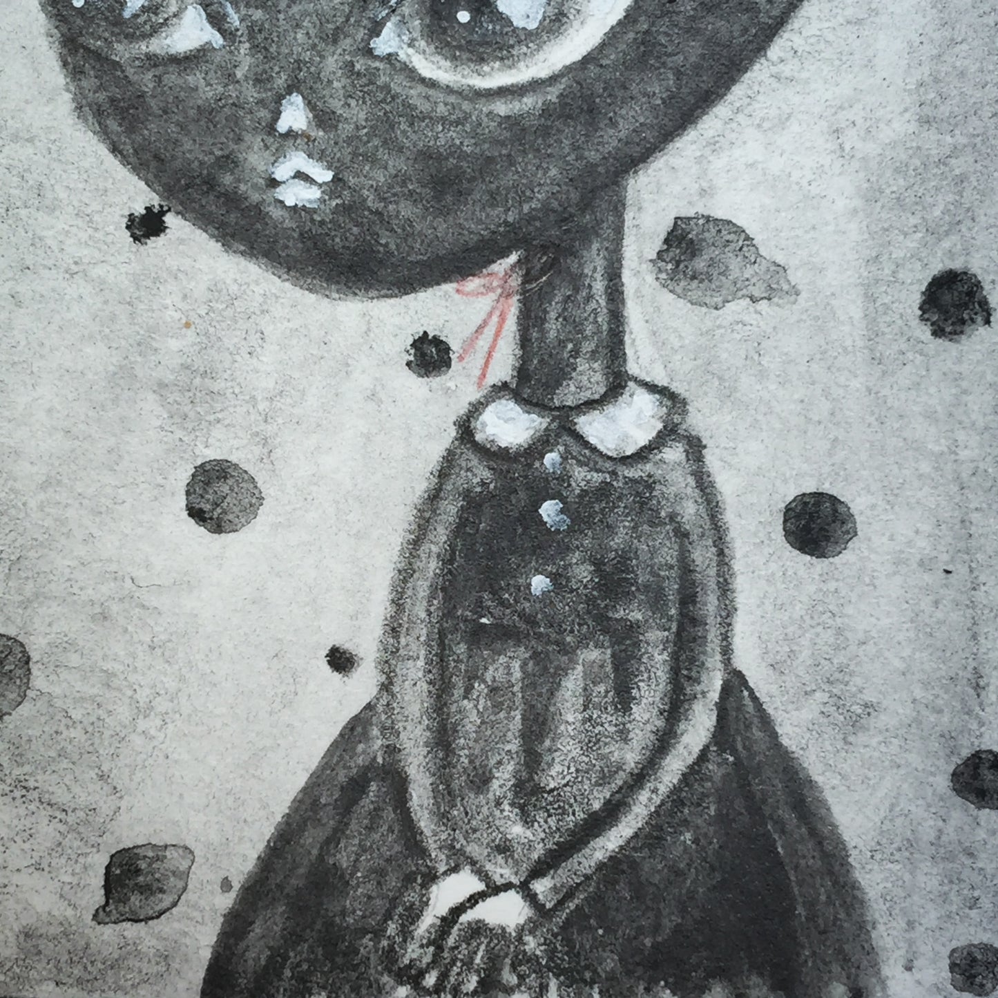 THE ALIEN, Original Art by Danita Art