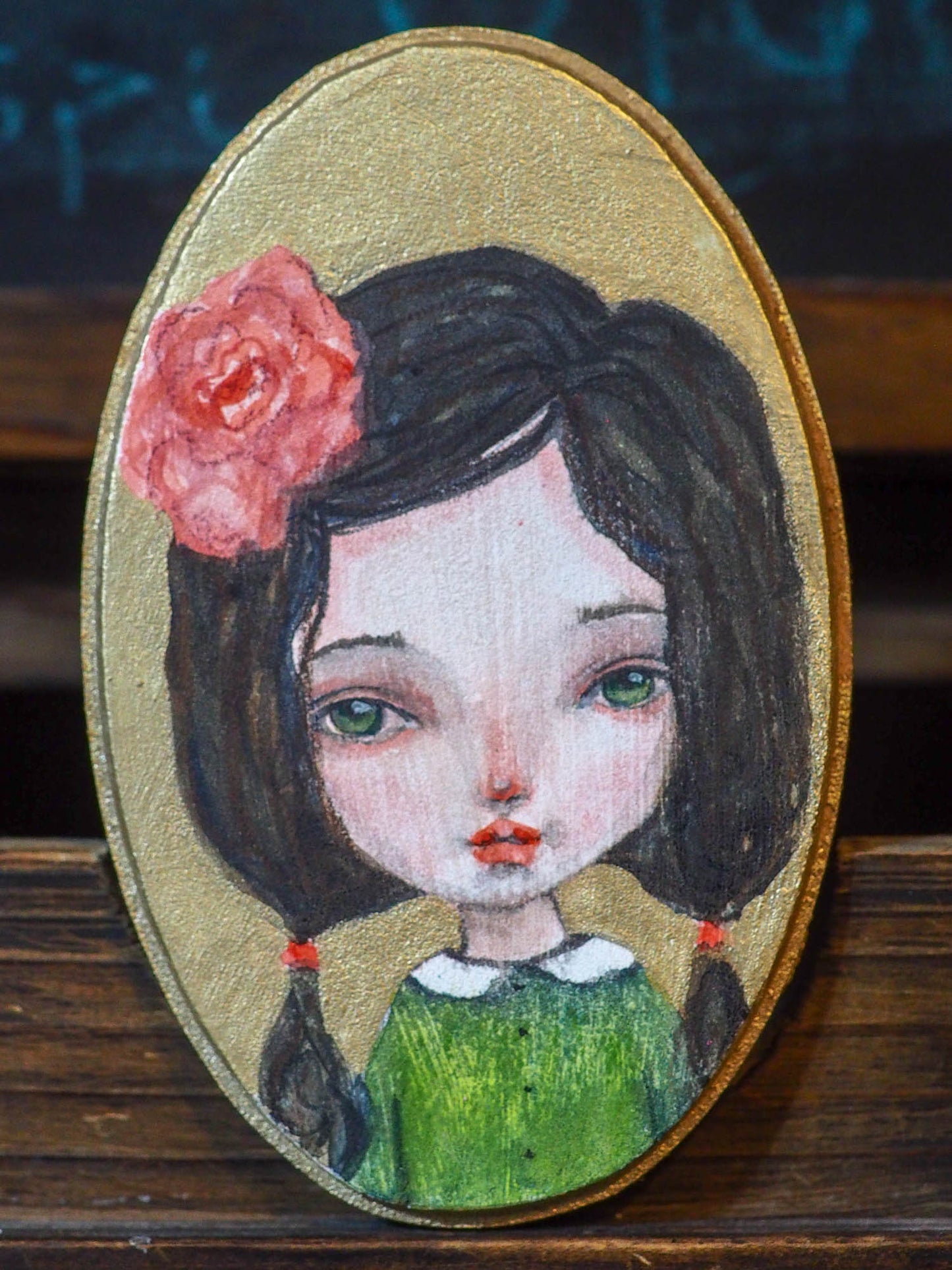 ROSITA - An original mixed media painting by Danita