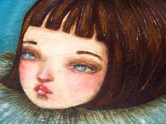 EFFIE. An Original oil painting by Danita., Original Art by Danita Art