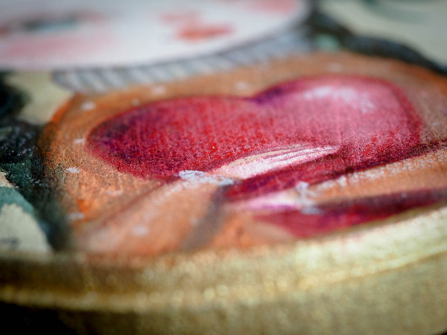 APRIL - An original watercolor painting by Danita Art, Original Art by Danita Art