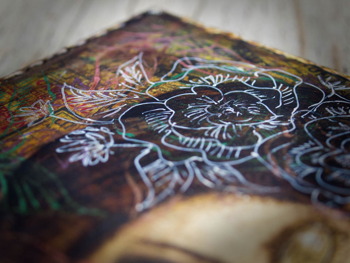 Frida is part of Danita's favorite subjects to paint. I can let my imagination go when I create paintings with her, and her strength and resilience while she lived in pain gave her wings to fly higher than anyone thought possible.