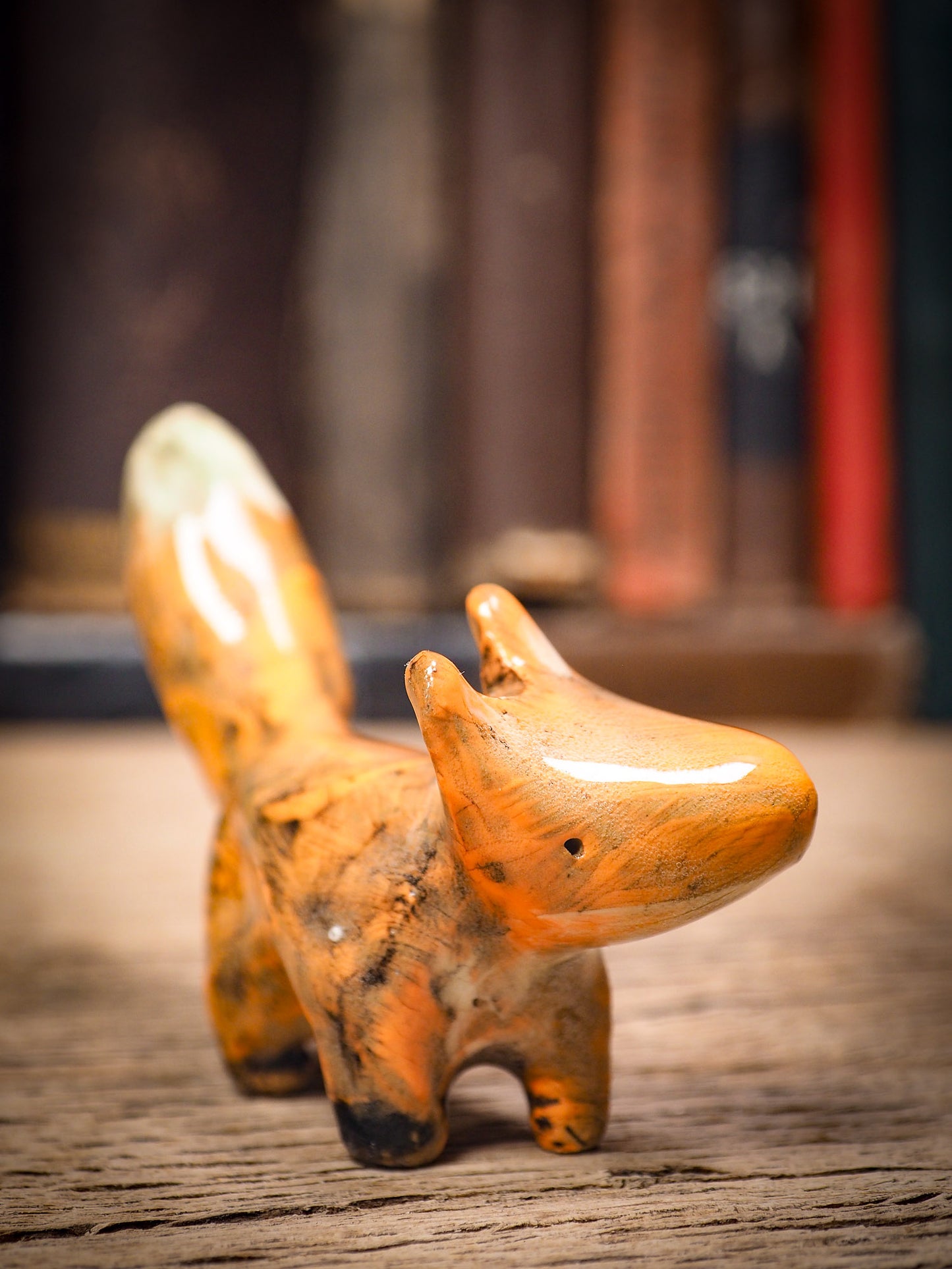 RED FOX #10 - ARTISTS BRUSH AND PENCIL HOLDER
