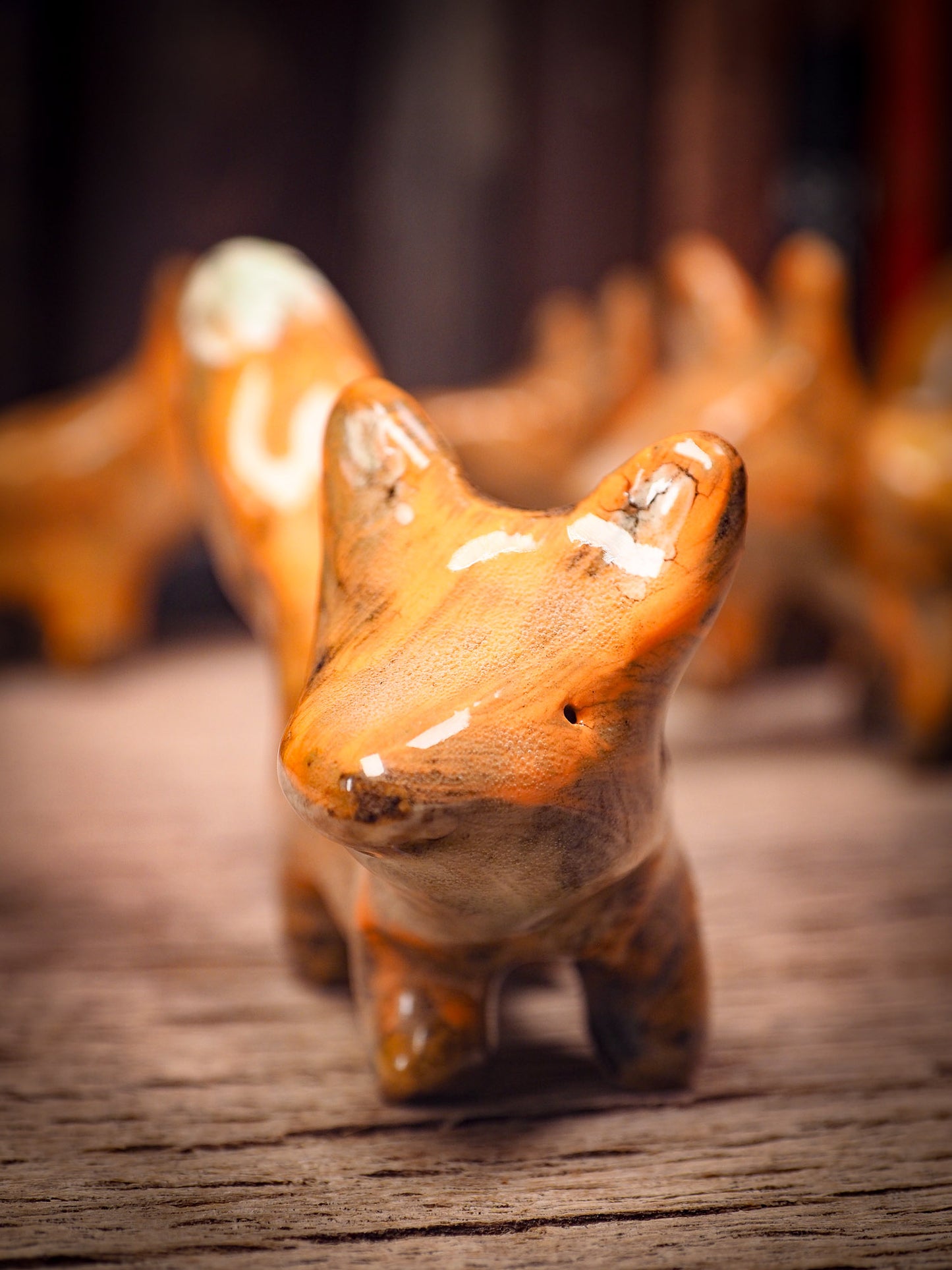RED FOX #09 - ARTISTS BRUSH AND PENCIL HOLDER