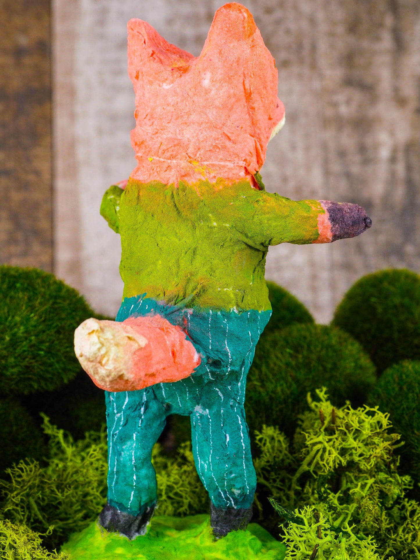NICK THE FOX - An original spun cotton art doll by Danita, Art Doll by Danita Art