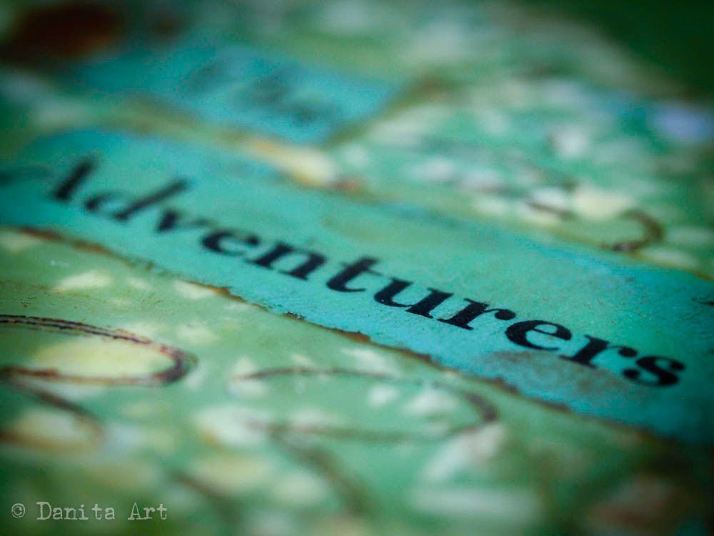 Original beeswax art journal, an upcycled antique book, Art Journal by Danita Art