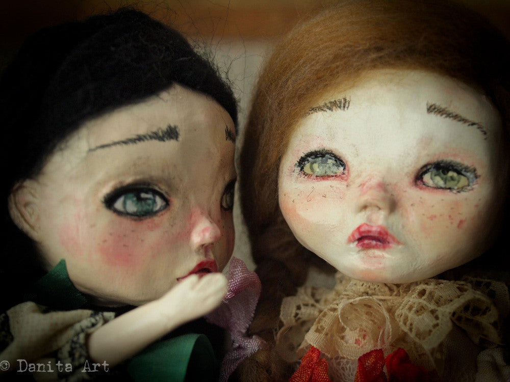 Agatha, Art Doll by Danita Art