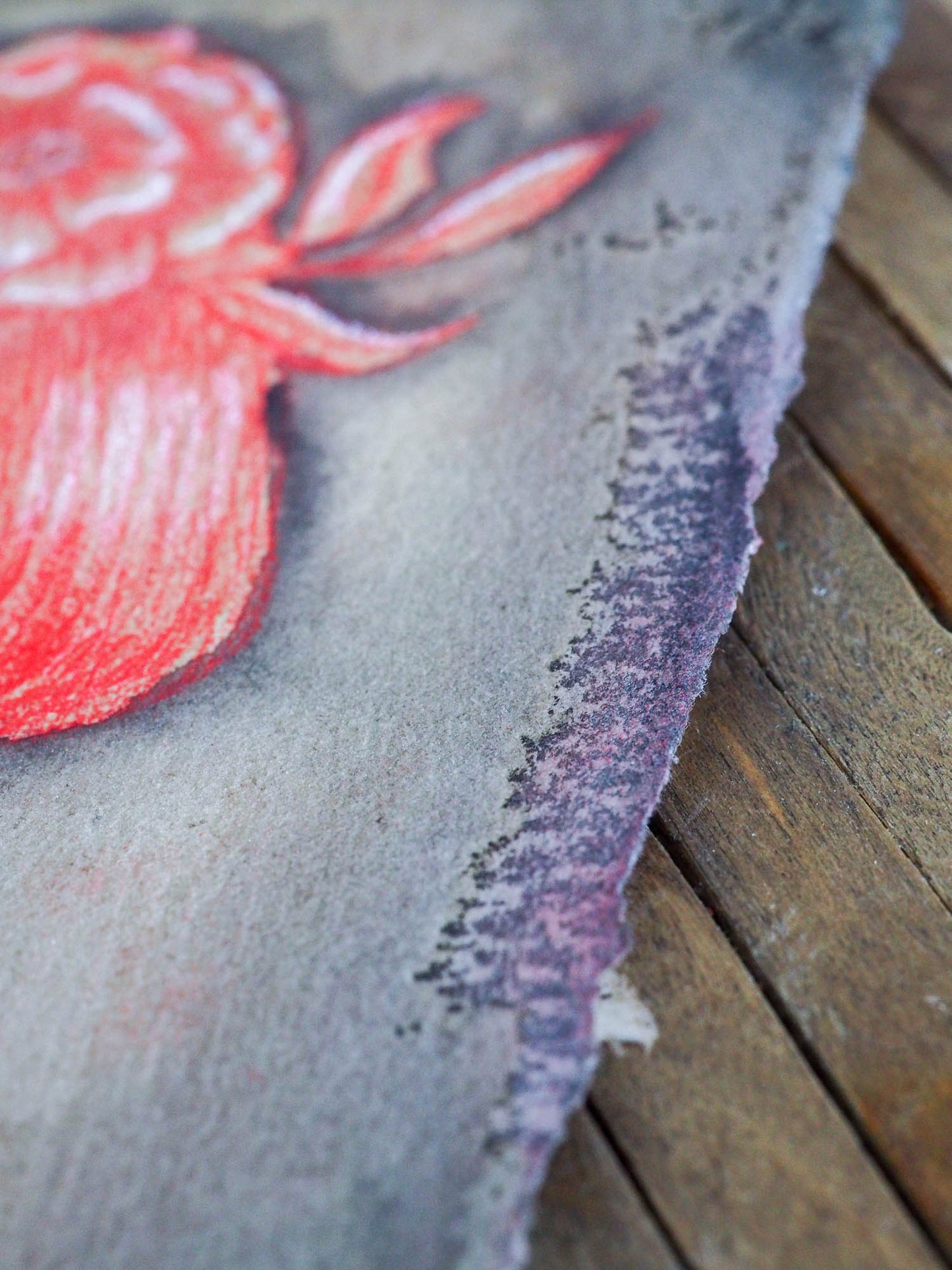 MADE OF FLOWERS - Original mixed media drawing by Danita Art, Original Art by Danita Art